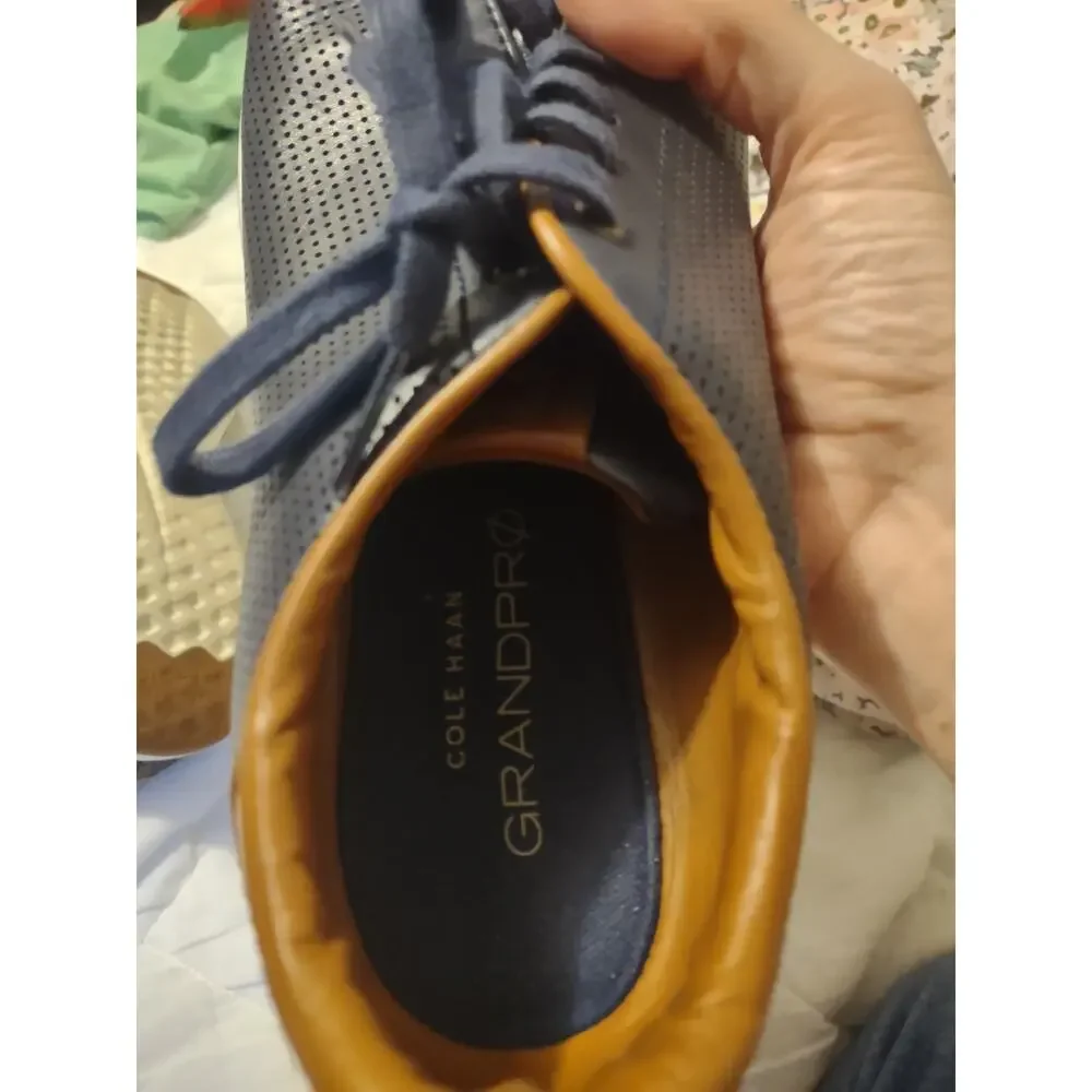 Cole Haan Grandpro Sneakers Size 11‎ Navy Brown Casual Preppy